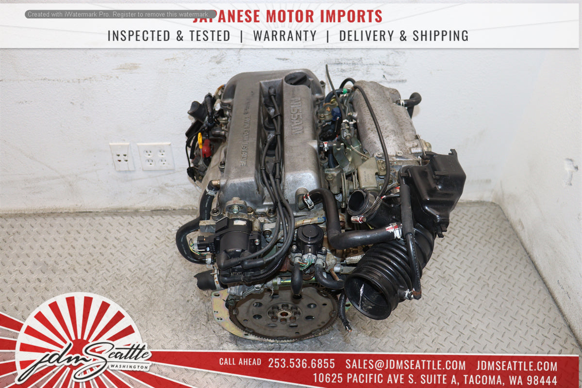 JDM SR20 Nissan Primera Sentra G20 2.0L 4-Cylinder Non-Turbo Engine Silver Top SR20DE - High-Performance Replacement for Nissan Models, Perfect for Engine Swaps & Restorations