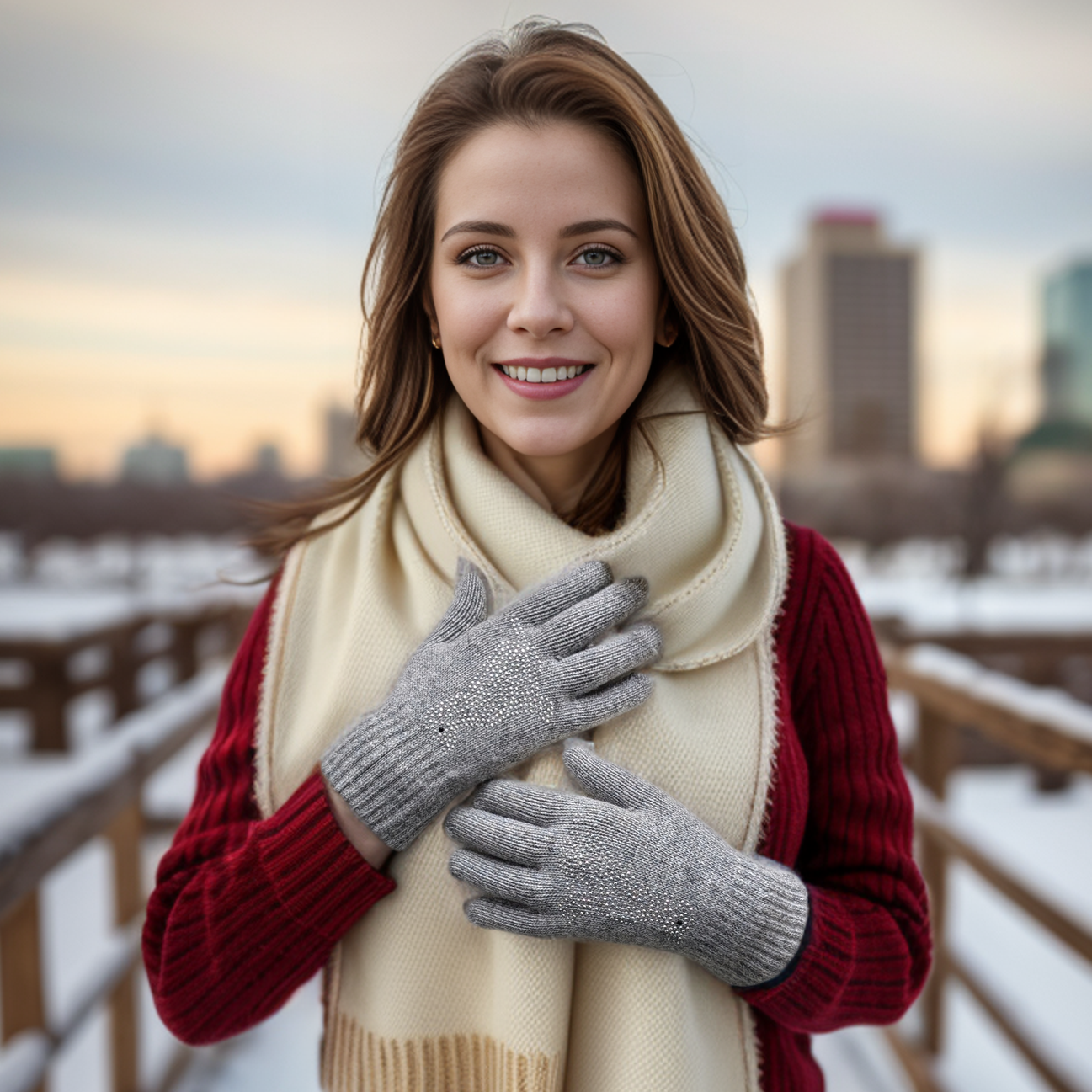 Premium Grey Dog Gloves - Durable & Comfortable Pet Grooming Gloves for Bathing, Brushing & Shedding Control - Perfect for Dogs & Cats