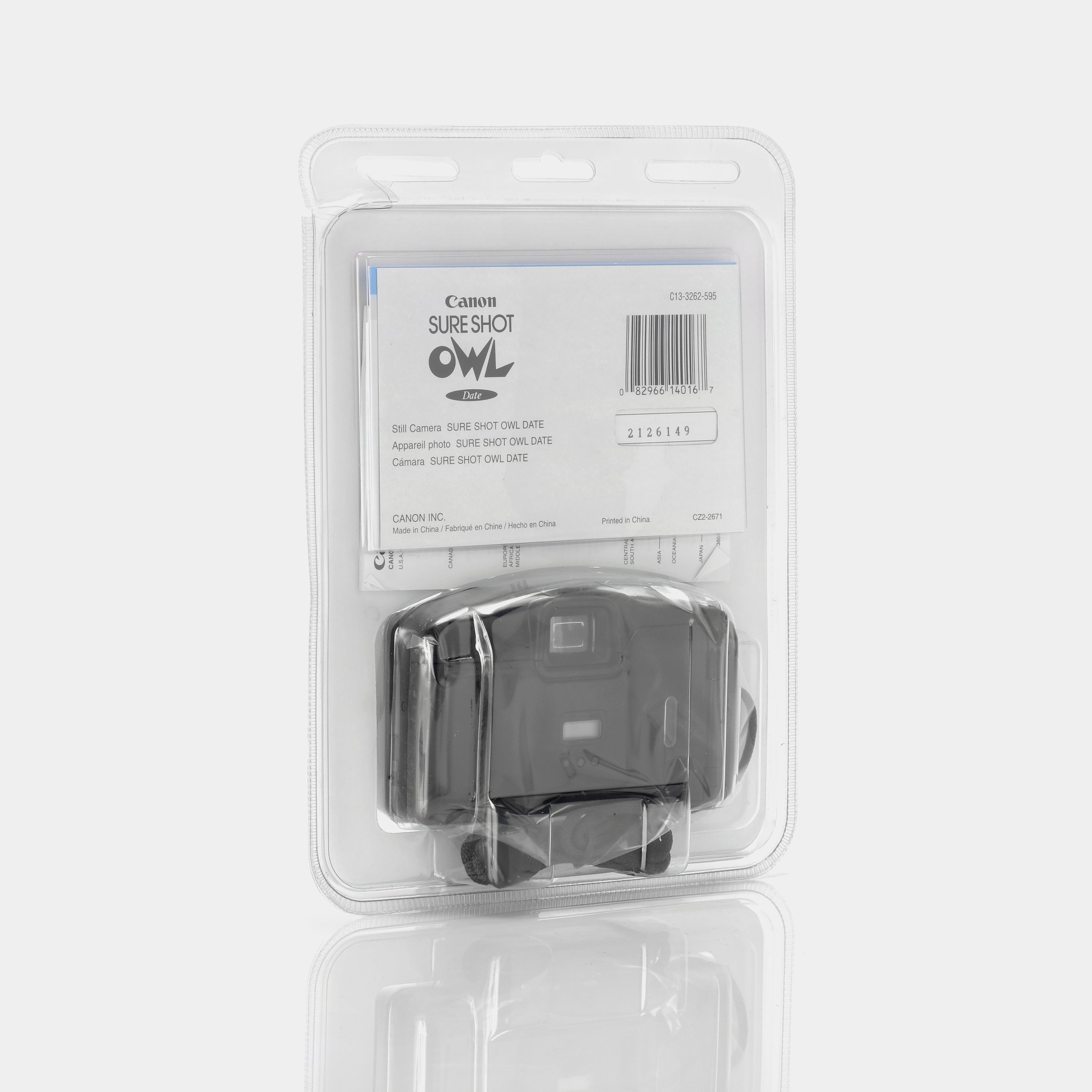 Canon Sure Shot OWL Date 35mm Film Camera - Vintage Point & Shoot with Built-in Flash (New in Box) - Perfect for Travel, Street Photography & Film Enthusiasts