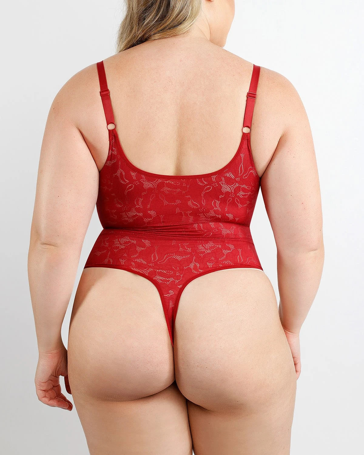 Lace Glamour Leafy Floral Cami Thong Bodysuit - Sexy Lingerie for Women, Perfect for Date Night & Special Occasions
