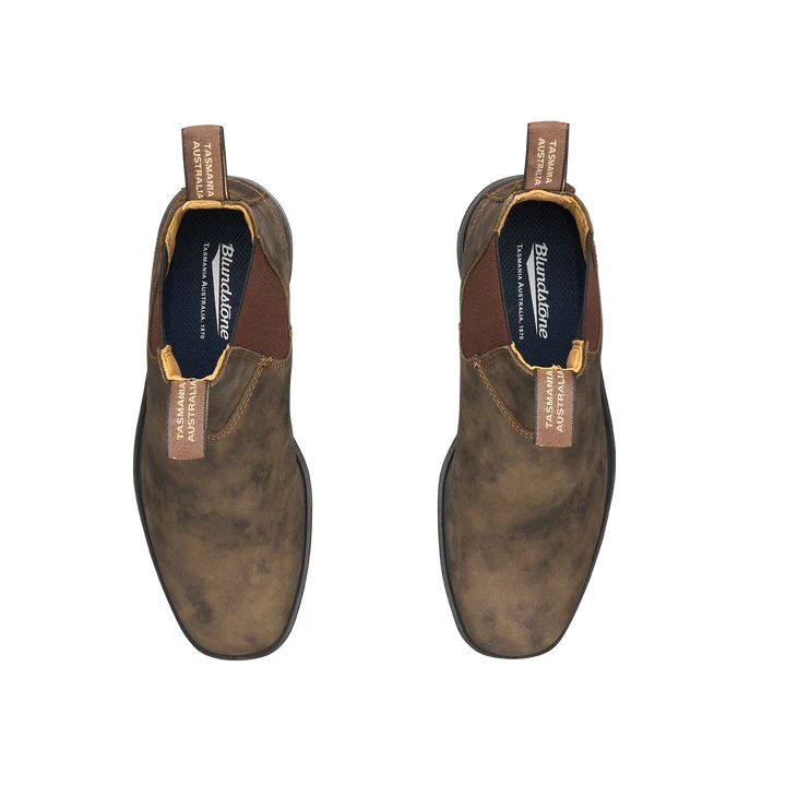 Blundstone 1306 Rustic Brown Leather Chelsea Boots - Comfortable & Stylish Dress Boots for Men & Women | Perfect for Work, Casual Outings & Outdoor Adventures