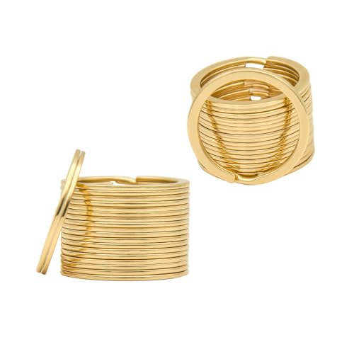 Outter Dia: 1.38 inch(35mm) Light gold 20pcs