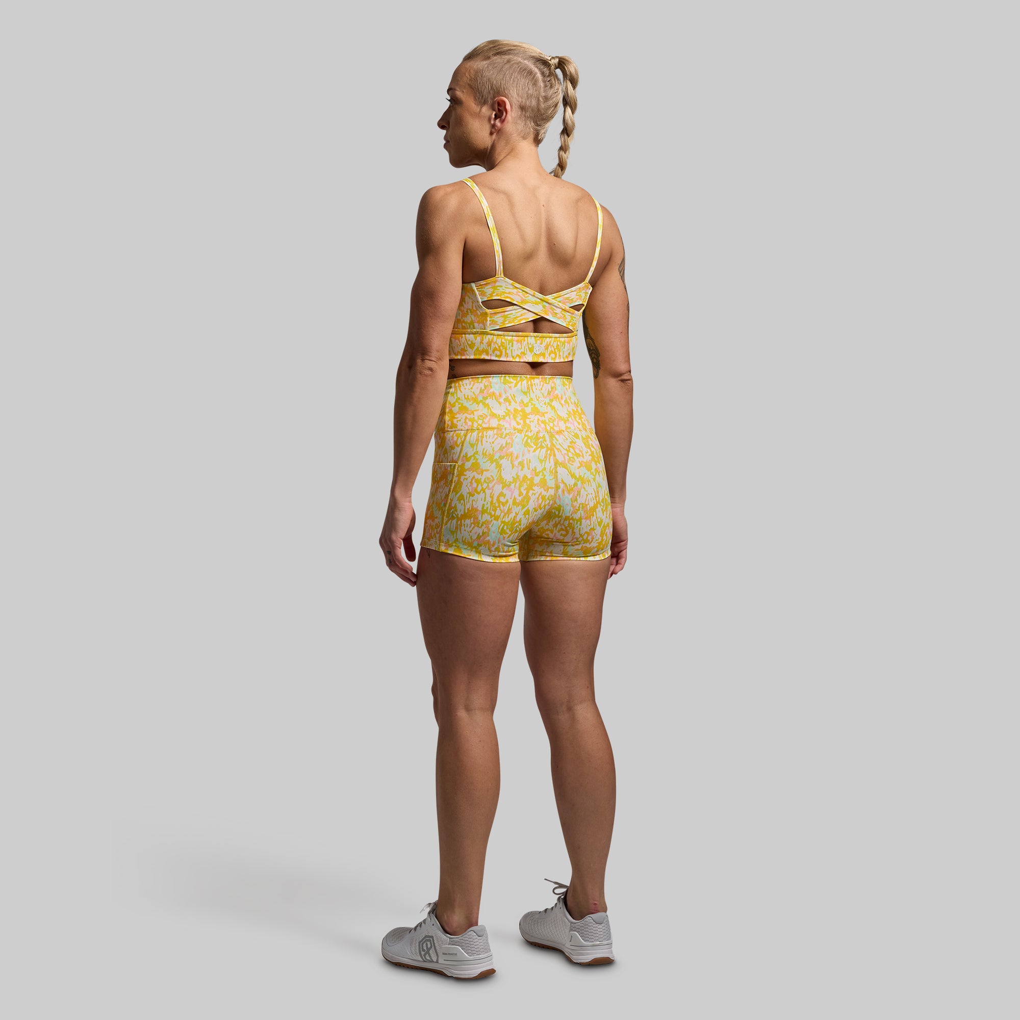 Synergy Short Set (Sunburst) - Women's Casual Summer Outfit for Beach, Yoga & Lounge Wear