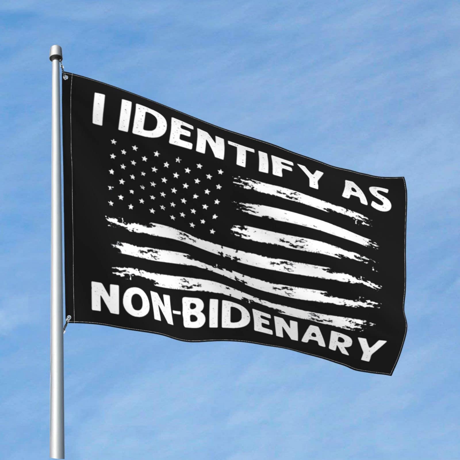 Non-Binary Pride Flag - 4x6 Ft Outdoor Garden Banner for Yard, Patio & Lawn Decor | LGBTQ+ Party & Pride Event Decoration | Durable House Flag for All-Weather Use