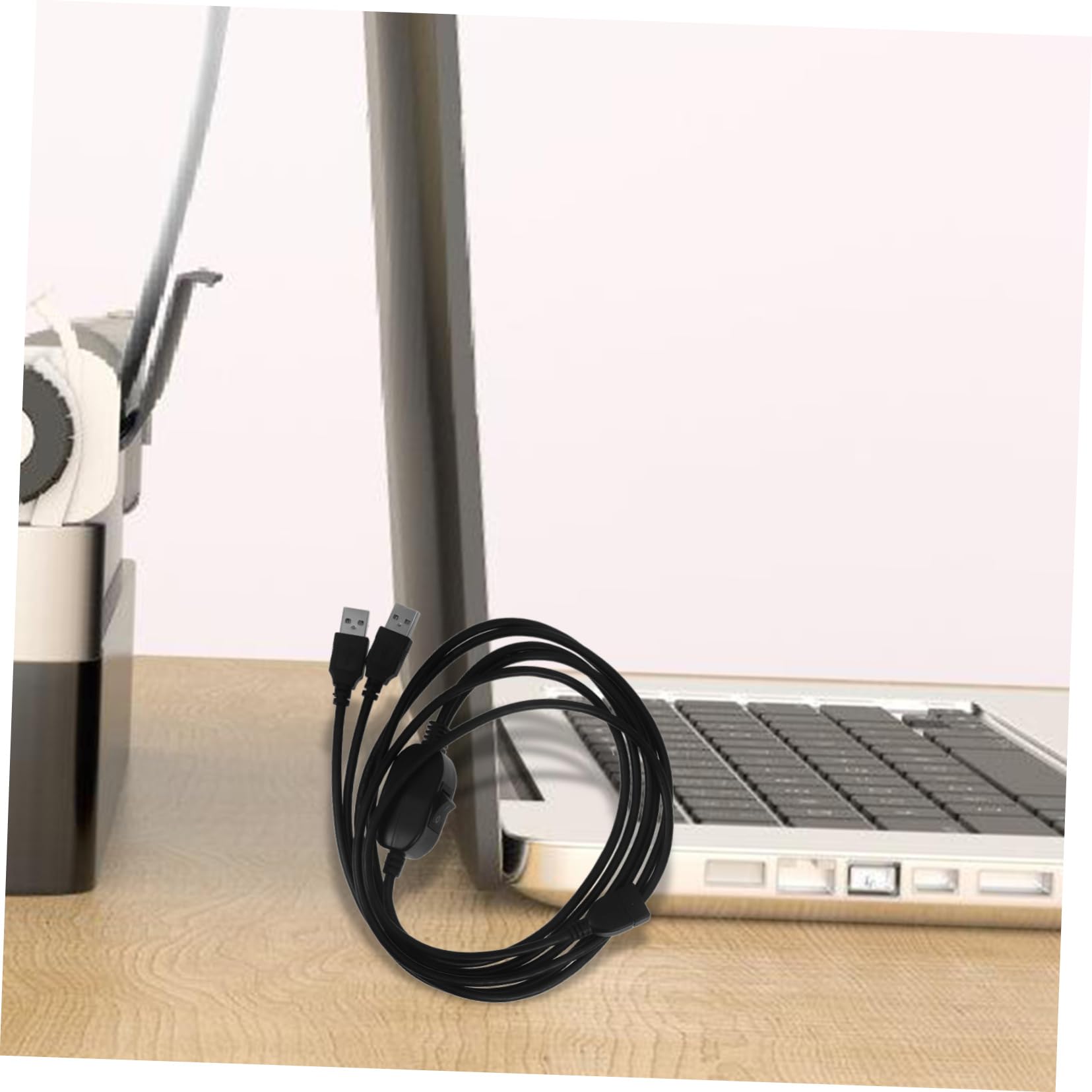 Uonlytech 5-Pack USB to Printer Adapter Cable - USB Printer Data Cable for Computer, Tablet, Laptop - Dual USB Printer Connection for Home & Office Printing