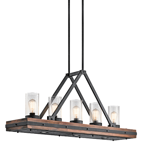 Colerne Linear Chandelier - Modern LED Pendant Lighting Fixture for Dining Room, Kitchen Island & Living Room Decor