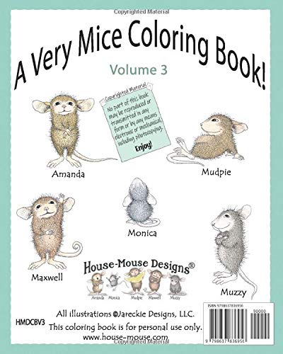 House-Mouse Family Coloring Book: Late Winter & Early Spring Scenes - Relaxing Activity for Adults & Kids, Stress Relief & Creativity