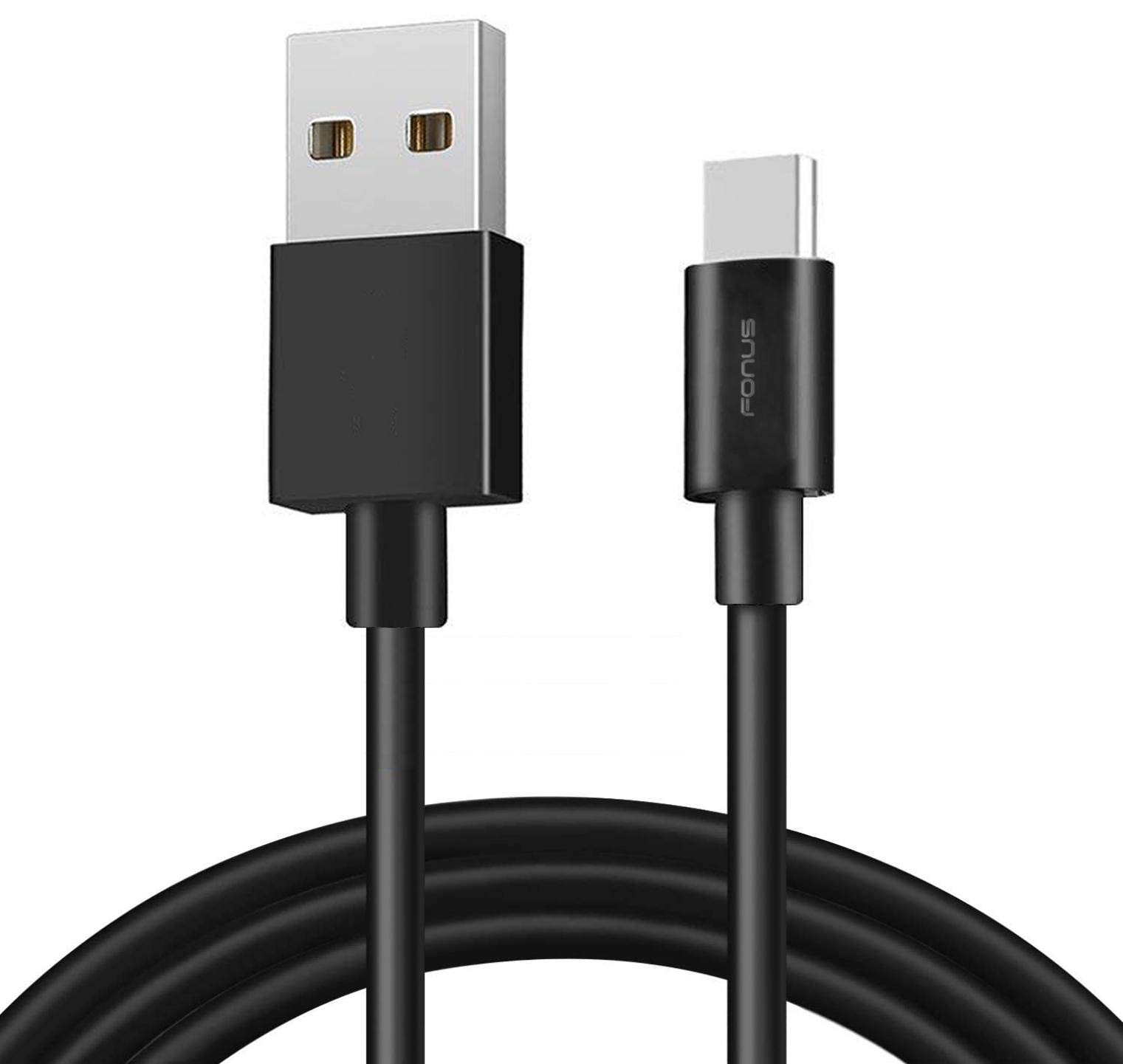 3ft USB-C to USB-C Fast Charging Cable - PD Compatible, High-Speed Sync & Power Wire for OnePlus Nord N100/N10 5G - Perfect for Home, Office & Travel Charging (Black)