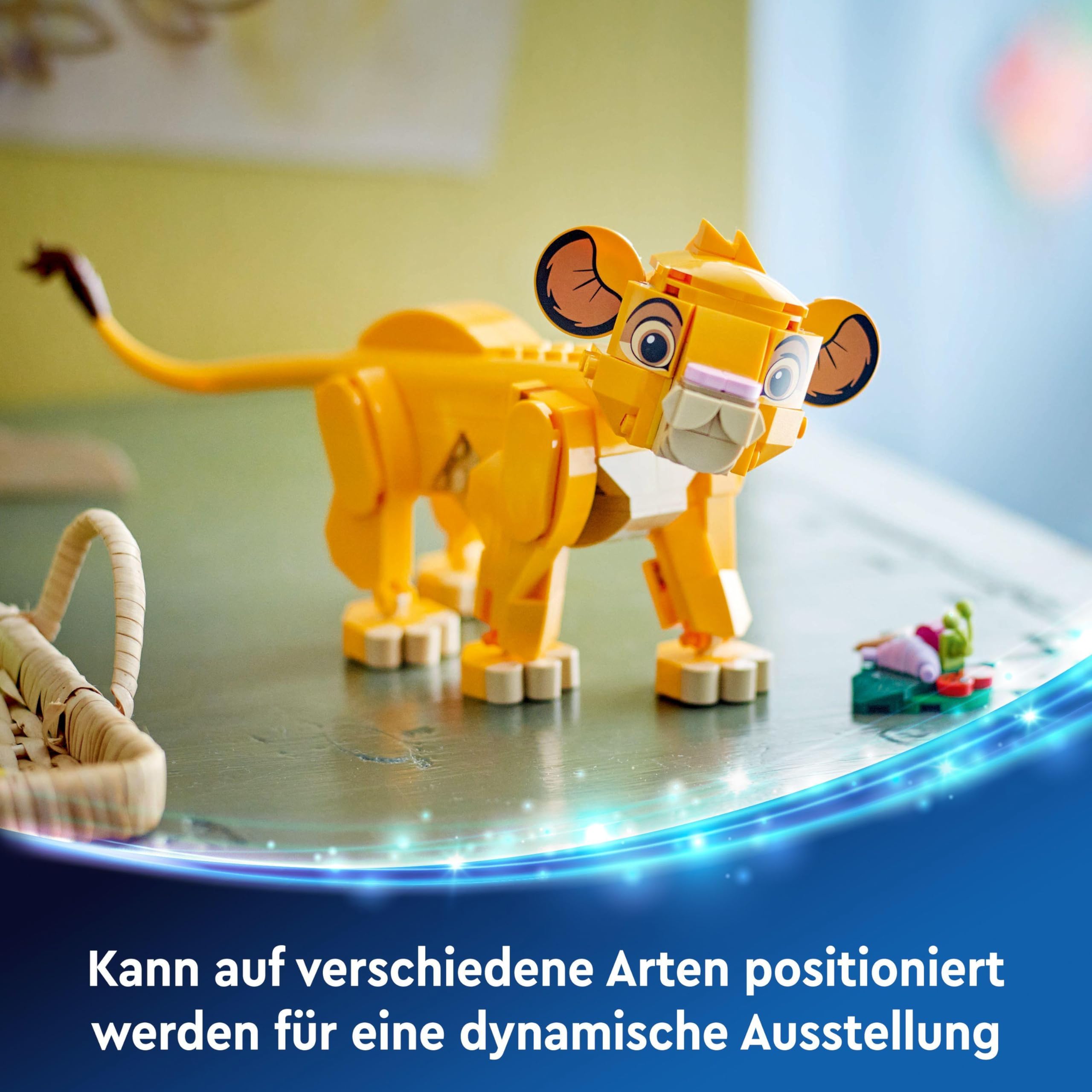 LEGO Disney The Lion King Simba Building Toy Set with Lion Figure - Creative Construction Kit for Kids Ages 6+ | Perfect Birthday Gift for Boys & Girls | Great for Pretend Play, Storytelling & Disney Fan Collections