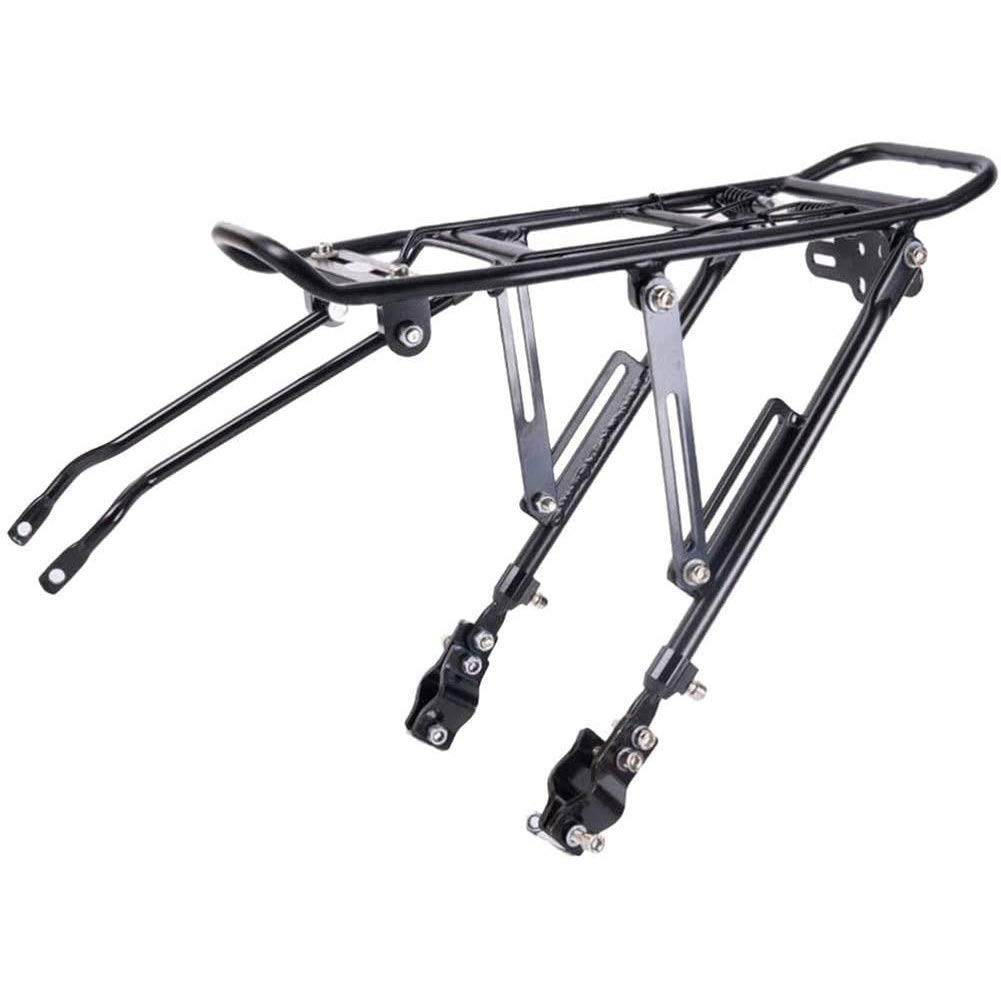 **Universal Bike Carrier Rack - Heavy Duty Rear Cargo Shelf for Mountain & Road Bikes - Durable Bicycle Luggage Rack for Outdoor Cycling, Commuting & Adventure Trips**