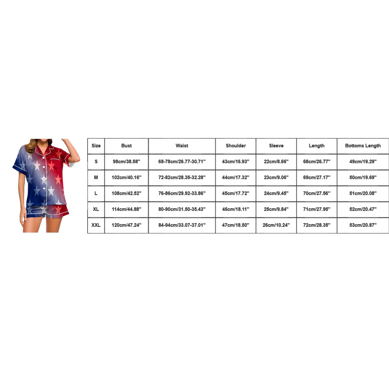 Women's Silk Pajama Set - Luxury Sleepwear & Nightgown for Beach Vacation, Lounge & Bedtime Comfort - Soft Breathable Summer Pajamas for Women & Girls