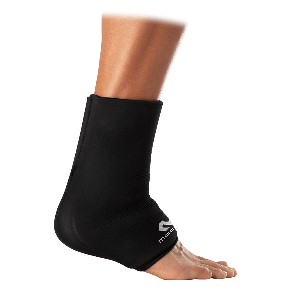 Flex Ice Therapy Ankle Compression Sleeve - Adjustable Cold Pack Support for Sprains, Swelling & Pain Relief - Ideal for Athletes, Runners & Post-Surgery Recovery