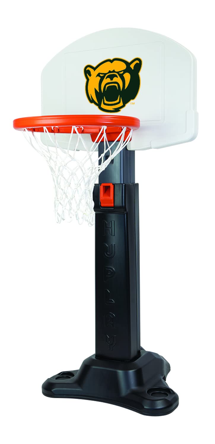 Huplay Adjustable Basketball Hoop Set for Kids & Youth - 7.5-10ft Height Adjustable, Portable Backboard with Rim & Net - Perfect for Driveway, Backyard, and Outdoor Play