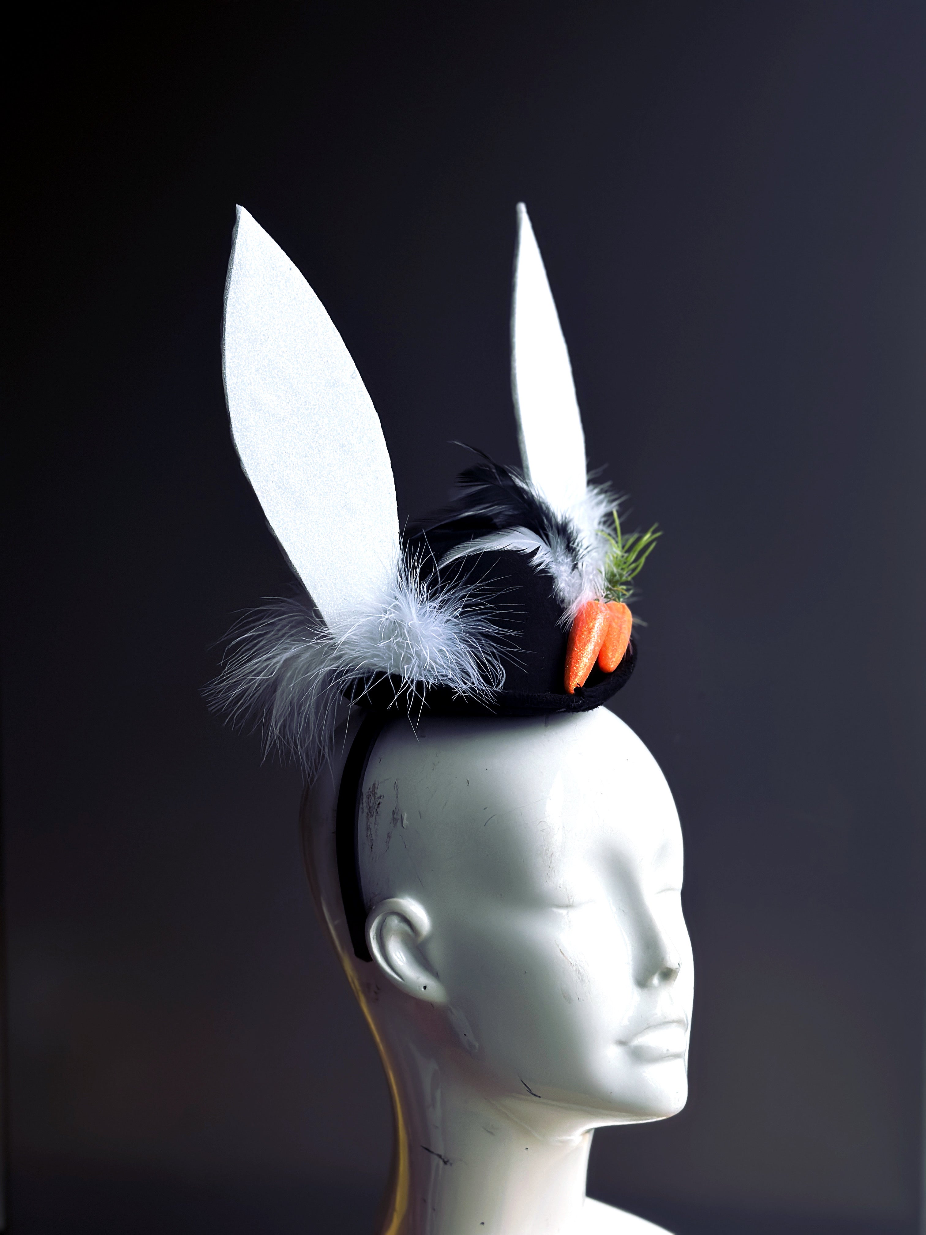 Easter Bunny Fascinator Hat - Stylish Floral Headband for Women - Perfect for Easter Parties, Weddings, and Spring Events