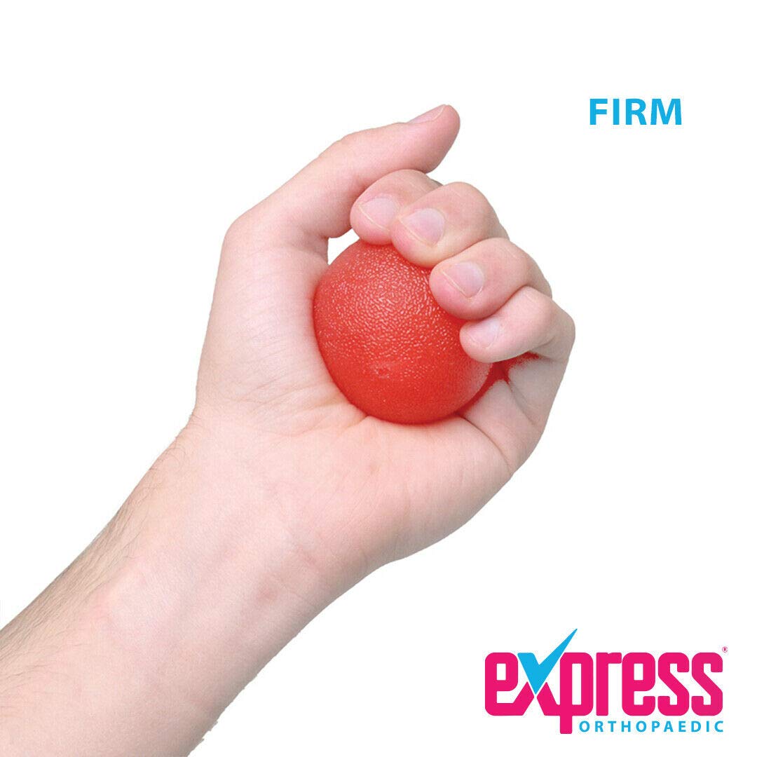 Express Orthopaedic® - Medically Approved Hand Therapy Balls Set of 3 - Resistance Squeeze Balls for Strength Training & Rehabilitation - Ideal for Arthritis, Carpal Tunnel & Post-Surgery Recovery