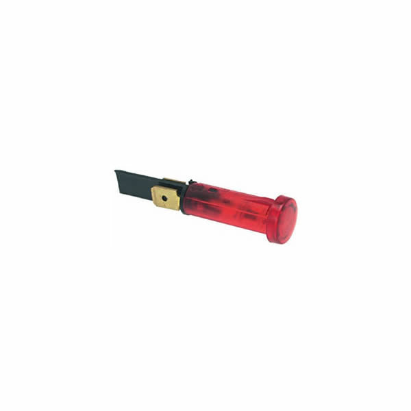 110V Red Pilot Light Indicator - Industrial Control Panel Signal Lamp for Electrical Equipment & Machinery (Use in HVAC, Automation, and Power Systems)