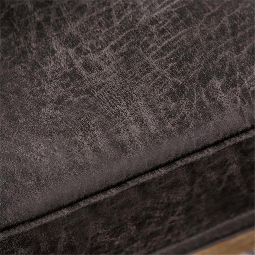 Montrose Wood Cushioned Accent Chair in Warm Gray by Furniture of America - Perfect for Living Room, Bedroom & Home Office Decor