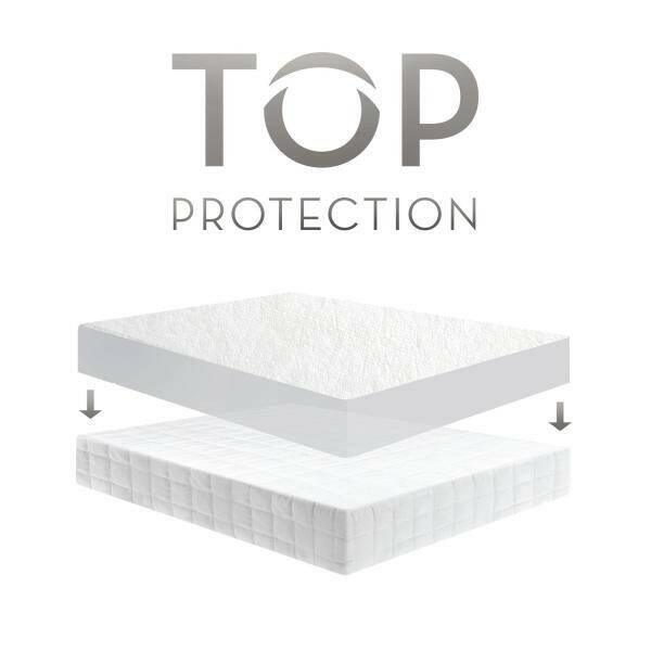 Prime Terry King Size Mattress Protector - Waterproof, Hypoallergenic Bed Cover for Allergy Relief - Perfect for Guest Rooms, Master Bedrooms & Dorm Use