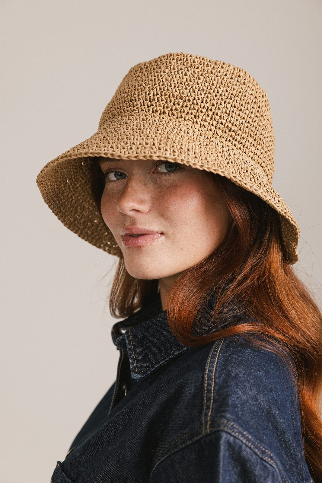 Crochet Packable Bucket Hat for Women - Breathable Summer Sun Hat with Wide Brim - Perfect for Beach, Travel, and Outdoor Activities