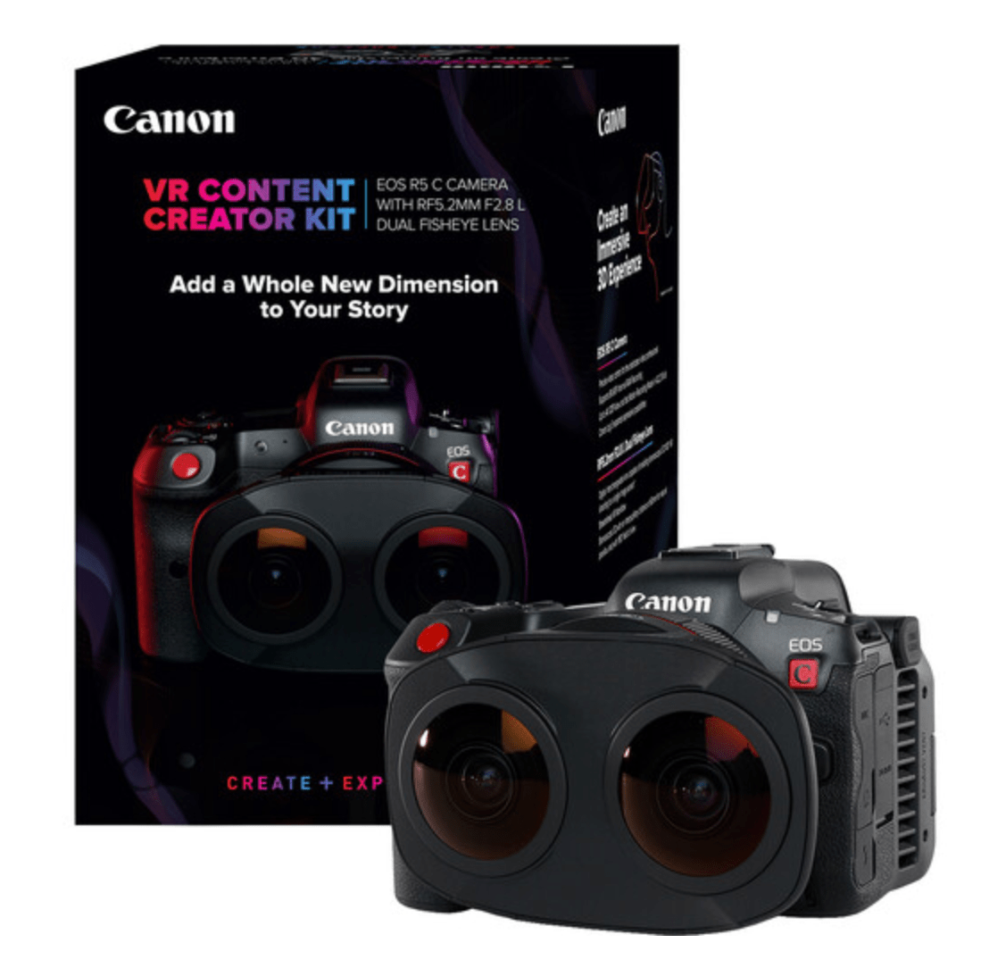 Canon EOS R5C VR Creator Kit - 8K Full Frame Mirrorless Camera with RF 15-35mm Lens for Professional Video & Photography | Perfect for Vlogging, Live Streaming & Virtual Reality Content Creation