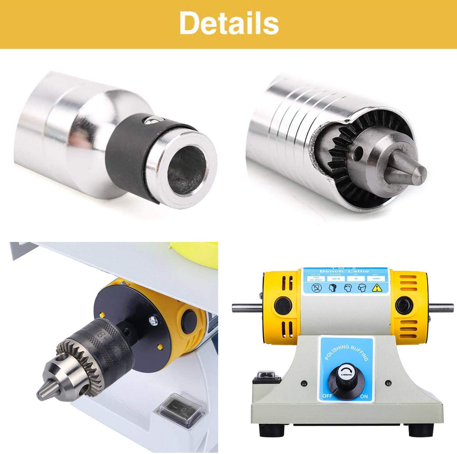 Professional 110V Mini Jewelry Lapidary Saw - DIY Rock Cutting & Polishing Machine with Flexible Shaft, 0-10000 RPM Benchtop Grinder for Gemstones, Left-Handed Use - Perfect for Jewelry Making, Stone Carving & Craft Projects