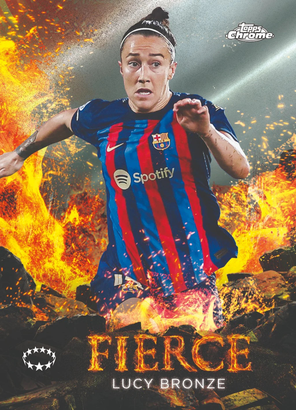 2023 Topps Chrome UEFA Women's Champions League Hobby Box - Collectible Soccer Trading Cards for Fans & Investors - Perfect for Card Collecting, Gifts & Fantasy Sports