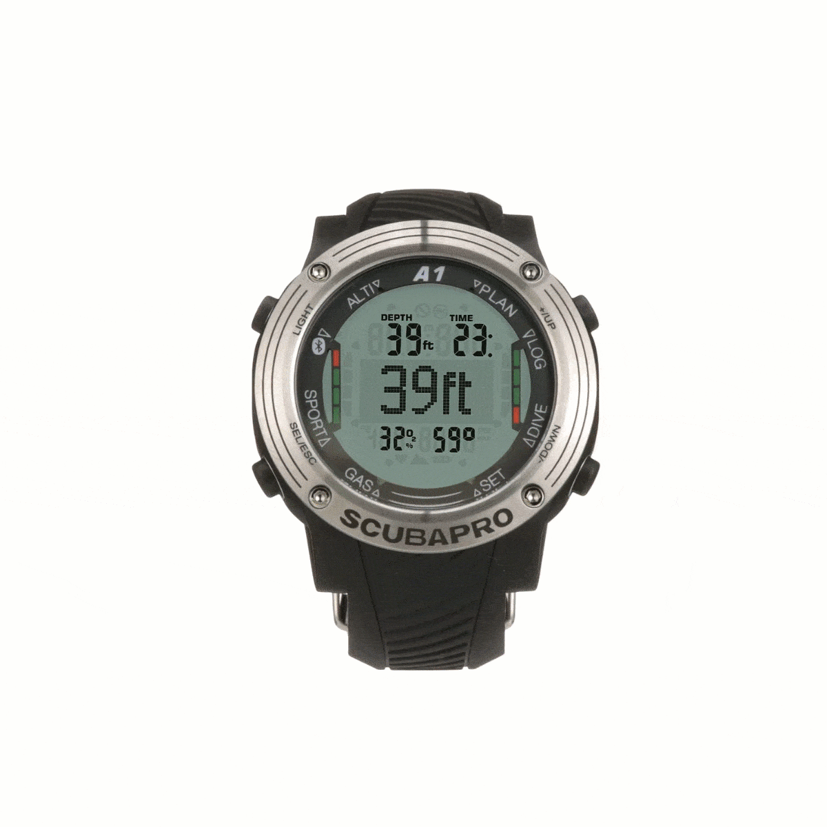 Scubapro Aladin A1 Wrist Dive Computer - Professional Scuba Diving Watch with Depth Gauge & Nitrox Support | Perfect for Underwater Exploration & Recreational Diving