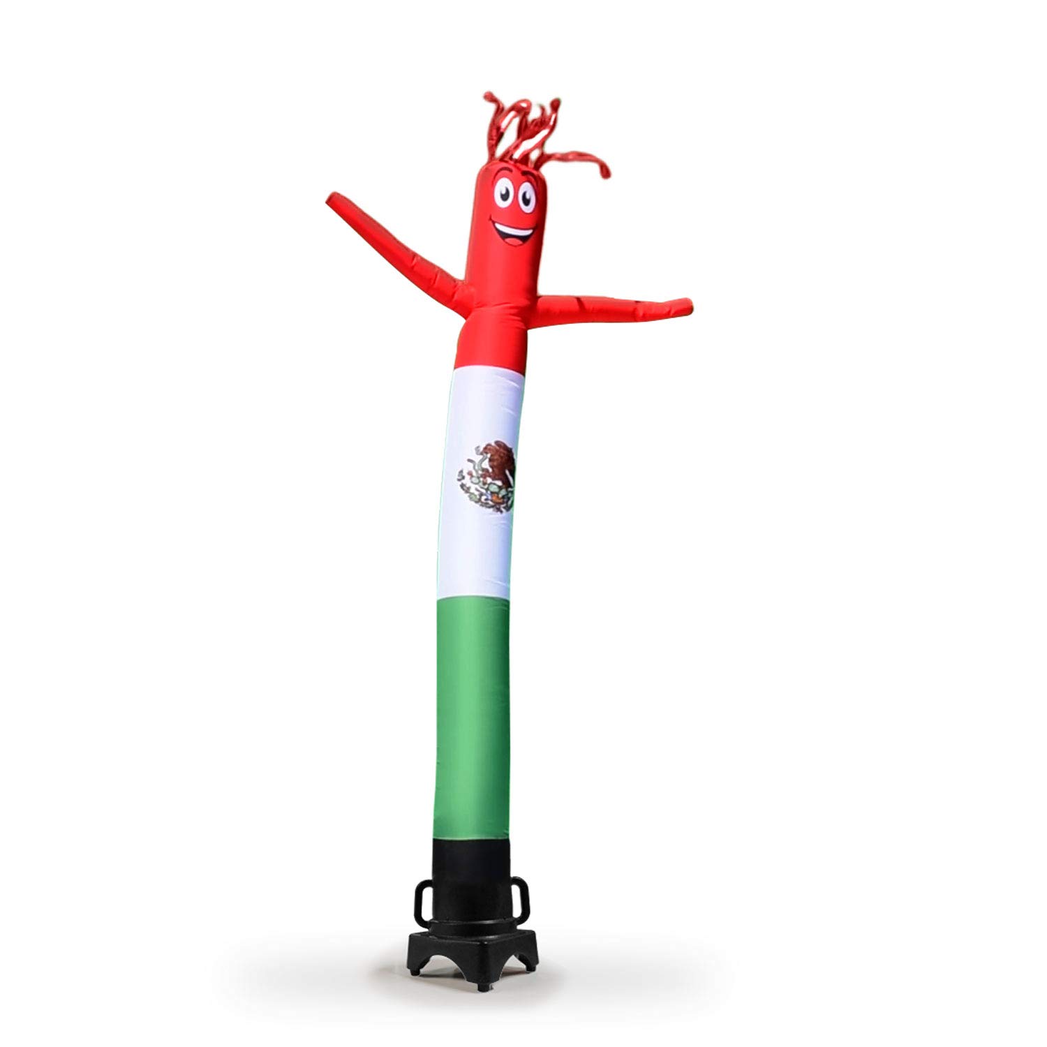 8ft Tall Mexico Mexican Flag Inflatable Tube Man - Air Powered Waving Puppet with 6ft Dancer & Blower Motor | Perfect for Parties, Car Dealerships, Sporting Events & Mexican Independence Day Celebrations