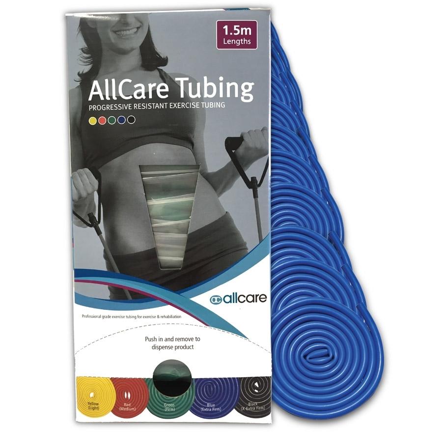 66Fit AllCare Exercise Resistance Bands Set - 1.5 Meter (5 Feet) Premium Latex Tubes for Strength Training, Physical Therapy & Home Workouts - Ideal for Yoga, Pilates, Fitness & Rehabilitation