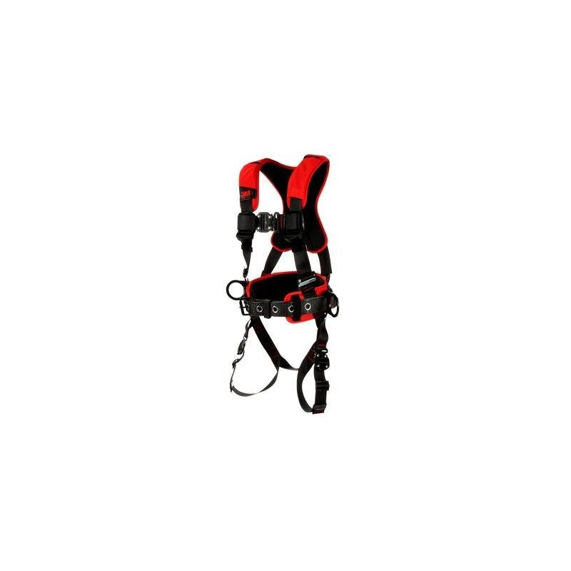 3M Comfort Construction Style Harness Black - Medium/Large Size for Dogs | Durable Pet Safety Gear for Walking, Hiking & Outdoor Adventures