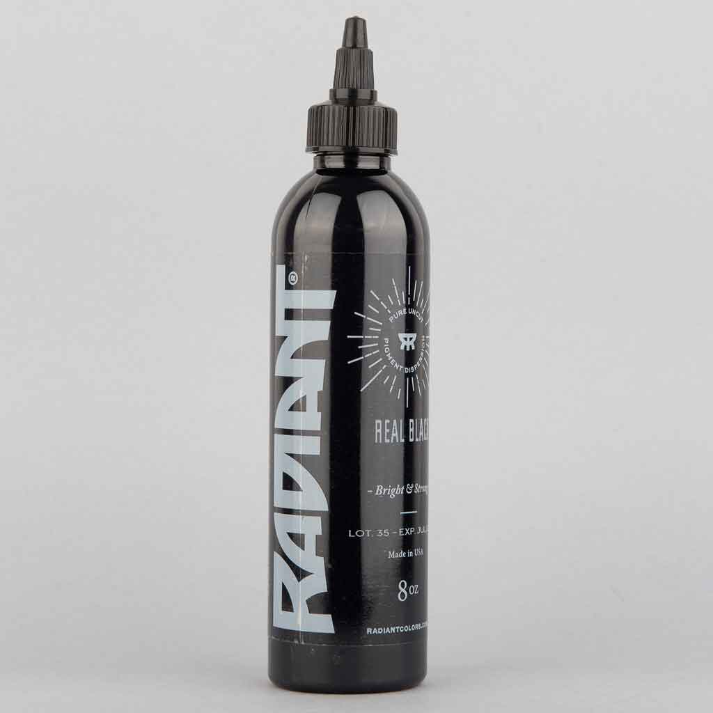 Premium Real Black Radiant Ink - High-Quality Ink for Calligraphy, Drawing & Tattoo Art - Perfect for Artists, Designers & Tattoo Professionals