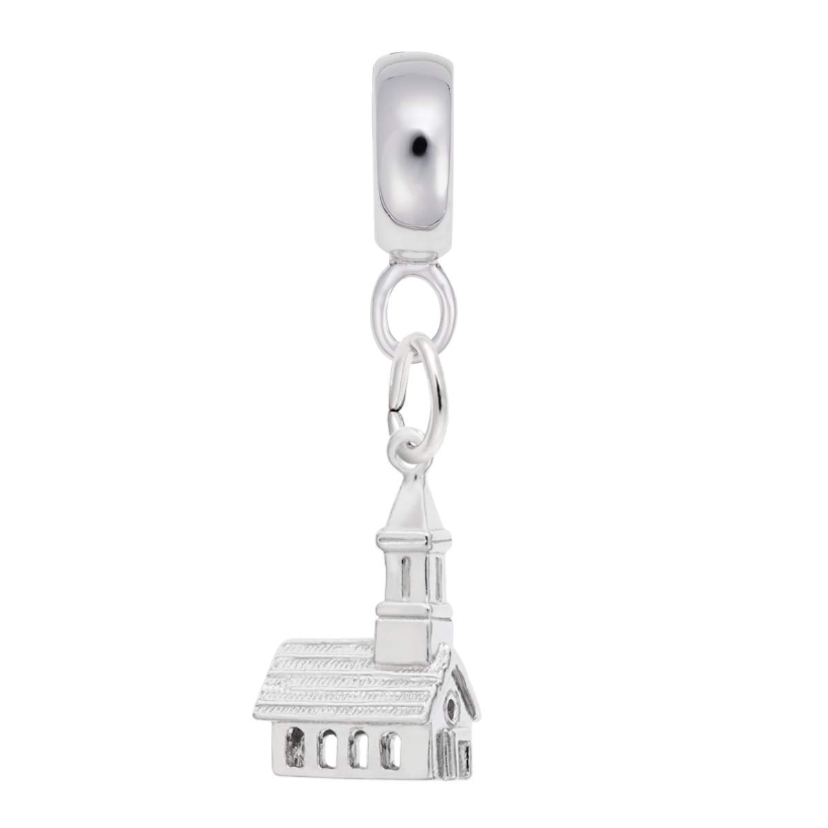 Elegant Church Charm Dangle Beads for DIY Bracelets & Necklaces - Perfect for Religious Jewelry Making, Gift Giving and Special Occasions