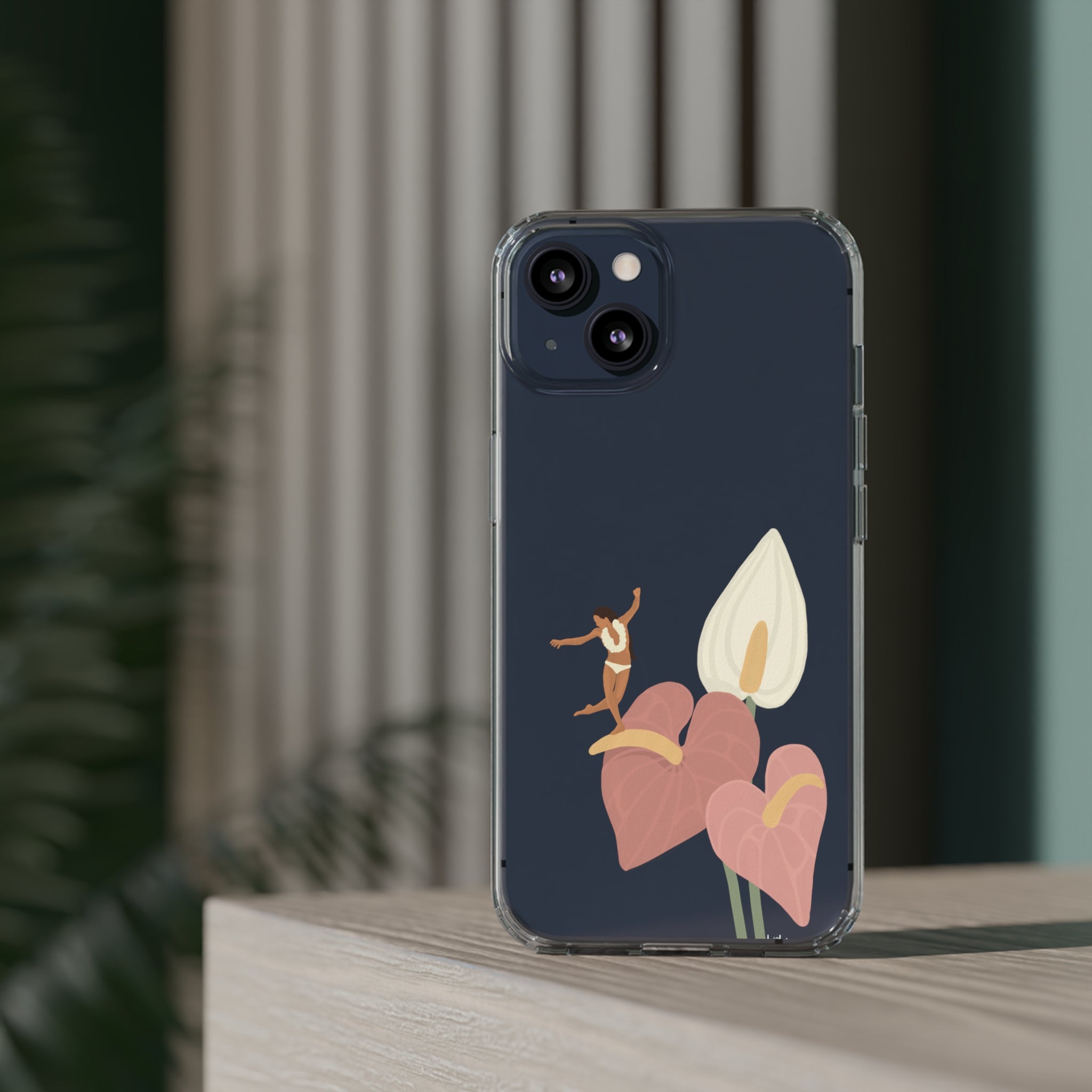 He'e Nalu Clear Phone Case - Ultra Slim Protective Cover for iPhone & Samsung - Perfect for Beach, Surfing & Outdoor Activities