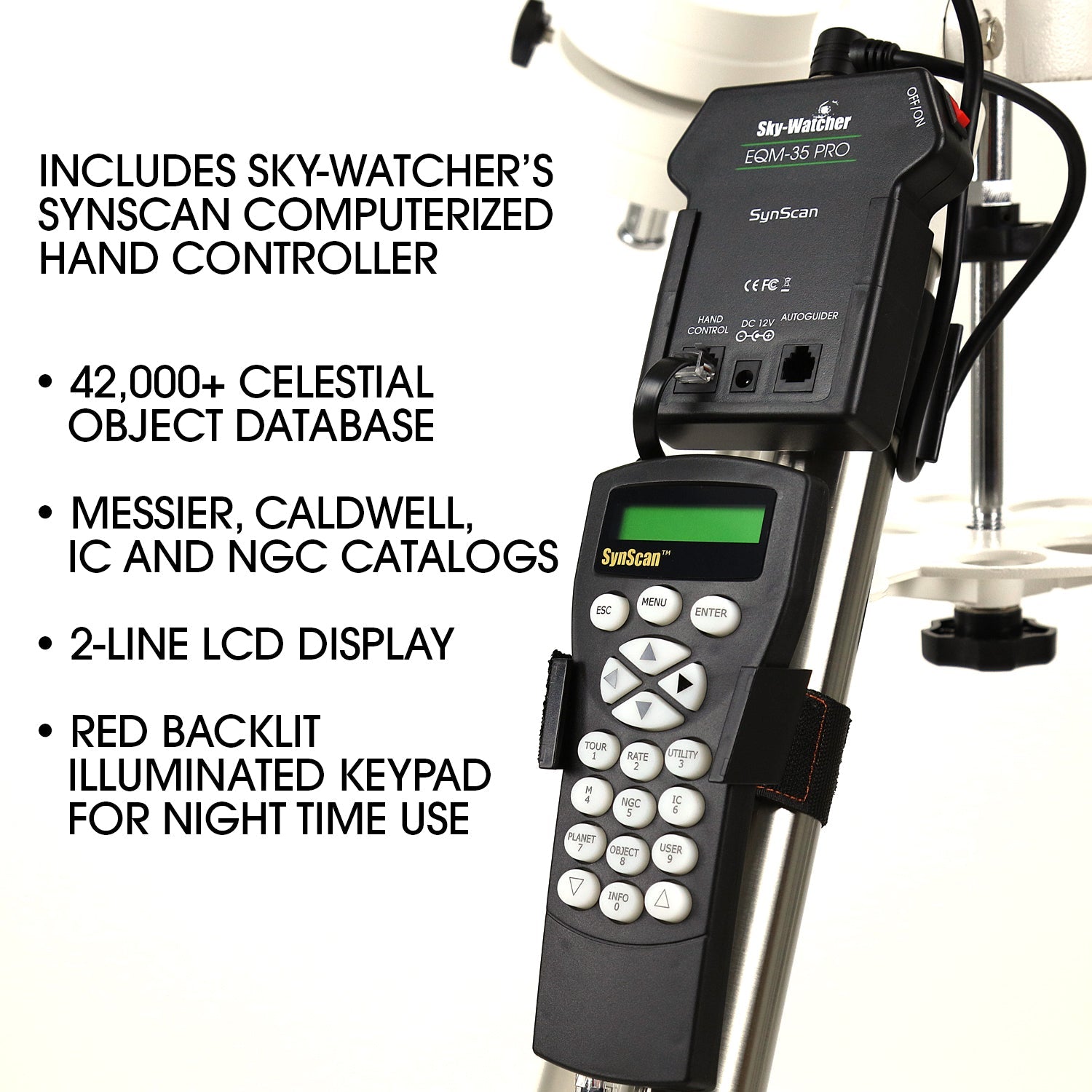 Sky Watcher EQM-35 Pro Equatorial Telescope Mount for Astrophotography & Stargazing - Perfect for Backyard Astronomy & Night Sky Observation