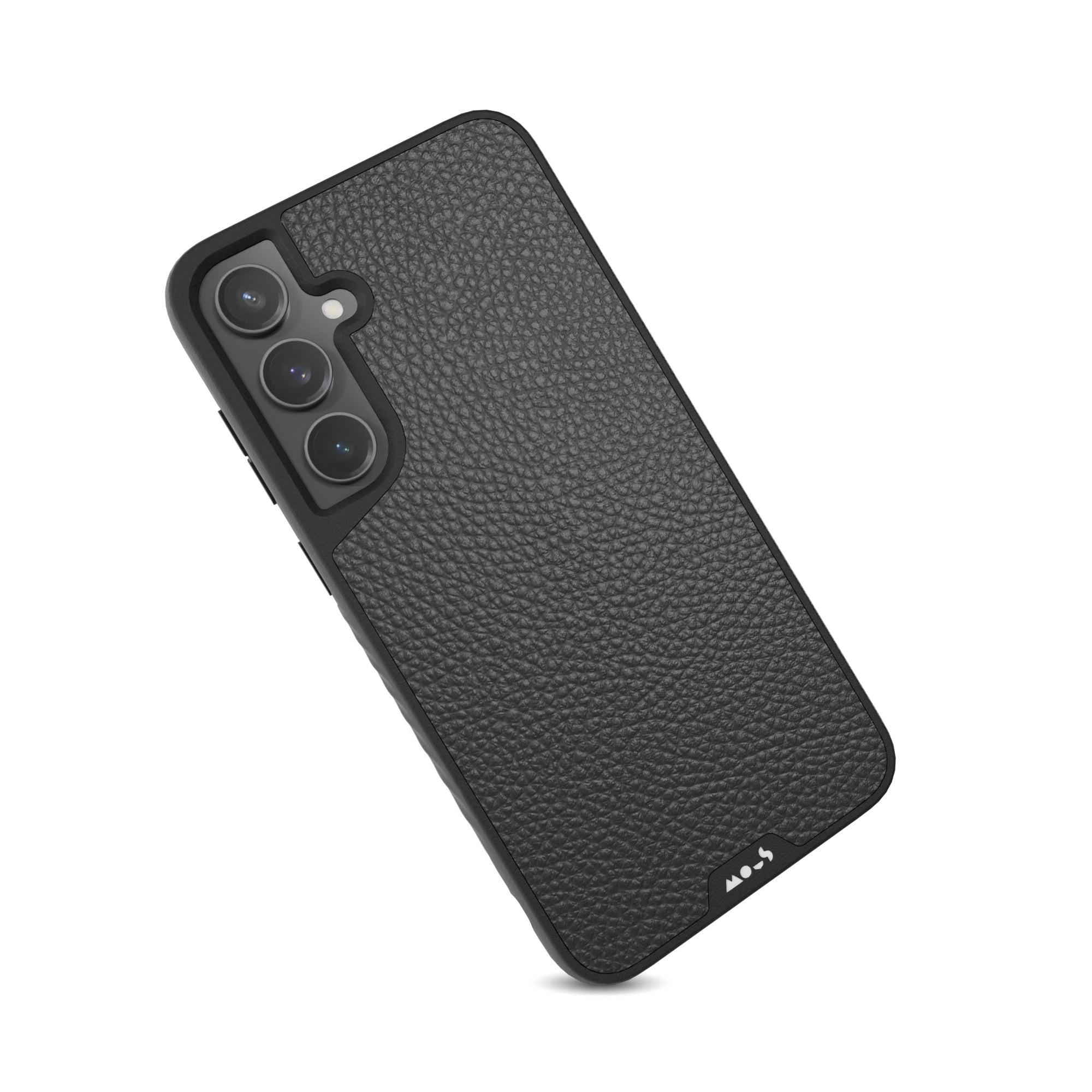 MagSafe Compatible Black Leather iPhone Case for iPhone 14/13/12 Pro Max - Premium Slim Protective Cover with Magnetic Alignment (Perfect for Work, Travel & Everyday Use)