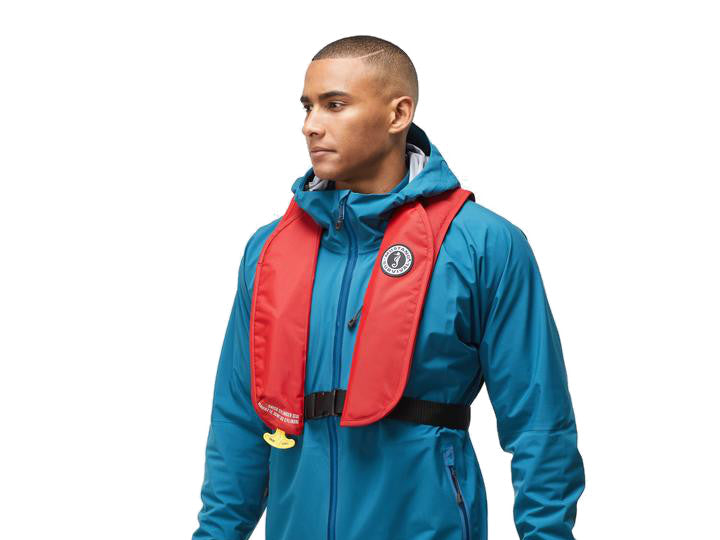 Mustang MIT 70 Manual Inflatable Life Jacket PFD - US Coast Guard Approved for Boating, Fishing & Water Sports | Adult Safety Vest for Kayaking, Sailing & Paddleboarding