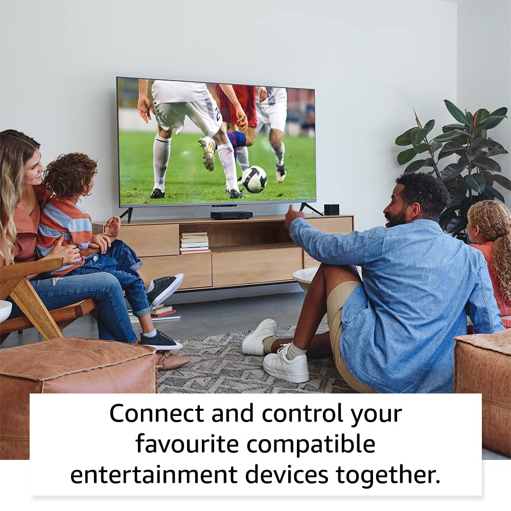 Amazon Fire TV Cube (3rd Gen) - Hands-Free Streaming Media Player with Alexa, Wi-Fi 6E, 4K Ultra HD | Smart Home Control & Entertainment Hub for Living Room & Bedroom