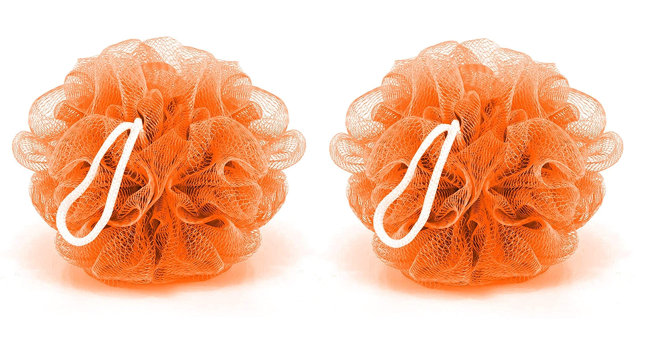 Premium Luxury Bath Loofah for Men & Women - Pack of 2 Multicolor Exfoliating Sponges | Soft Foaming Bath Scrub | Made in India | Perfect for Shower, Spa & Body Care Routine