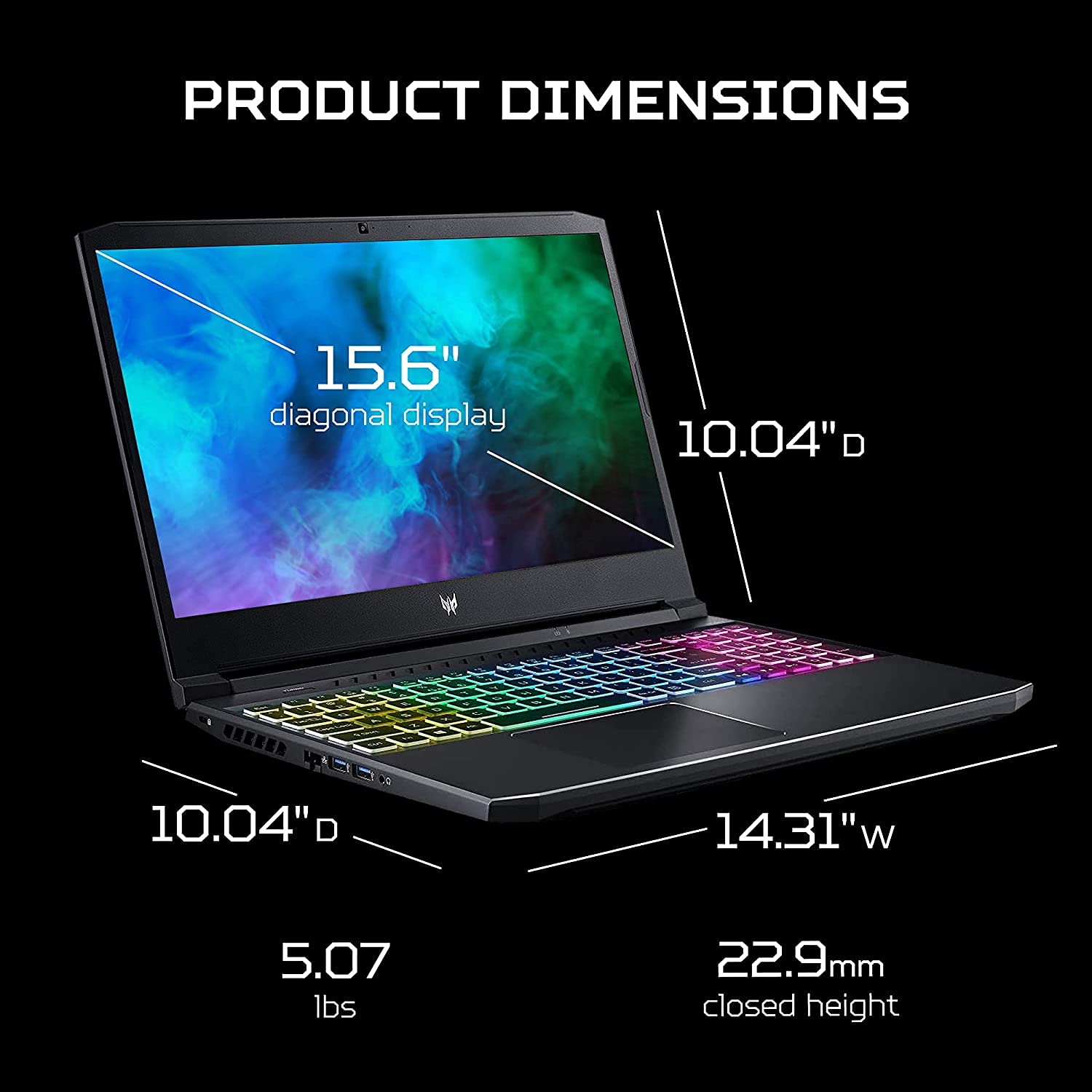 Acer Predator Helios 300 Gaming Laptop - i7-11800H, RTX 3060, 144Hz Display for Pro Gaming