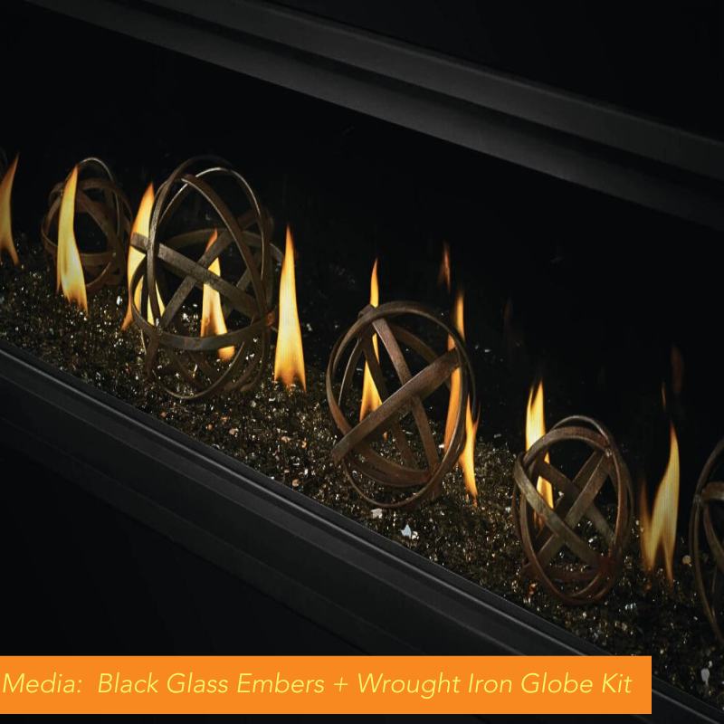Napoleon Vector 62 See Through Linear Direct Vent Gas Fireplace - LV62N2 | Modern Home Heating Solution for Living Rooms & Patios