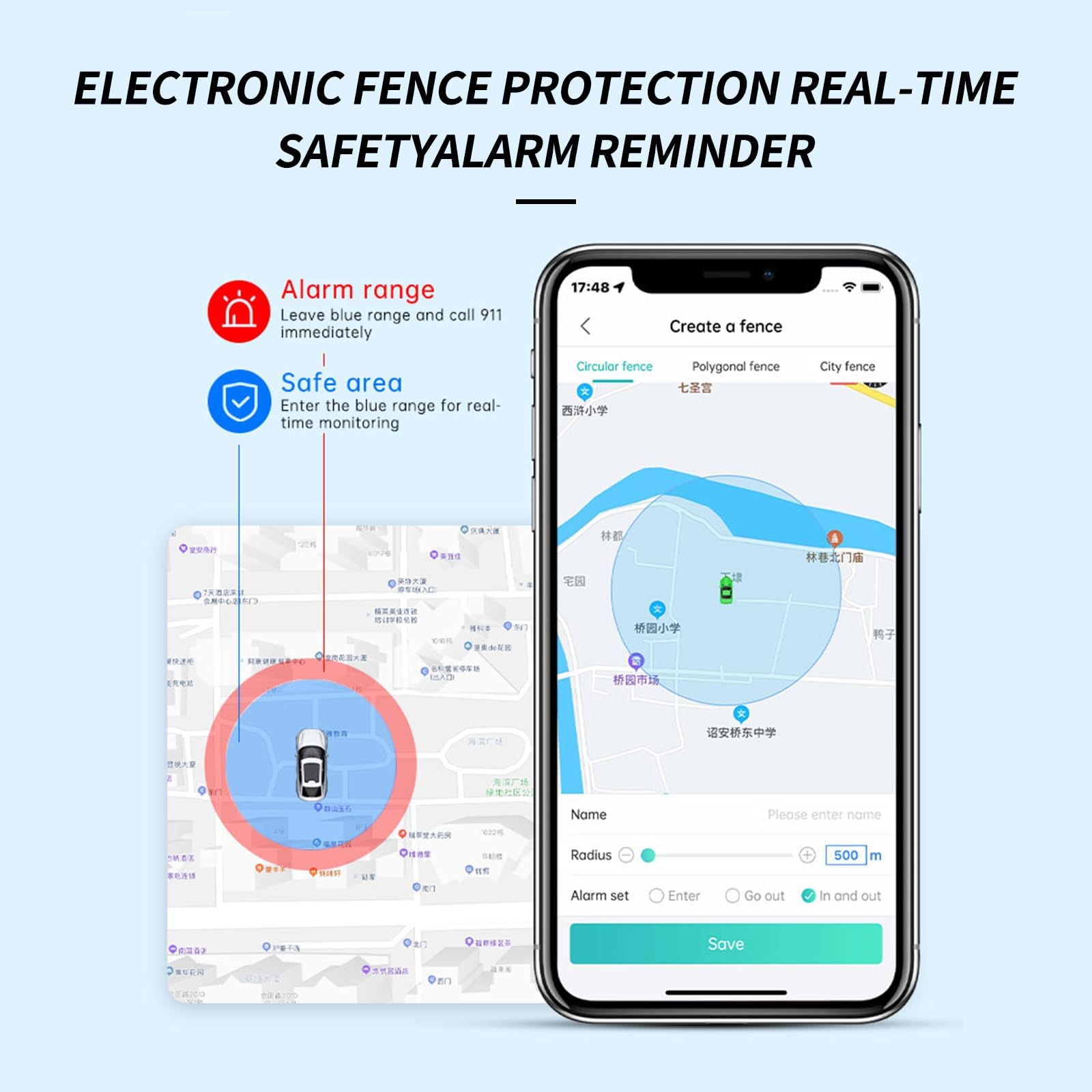 Mini GPS Tracker for Vehicles - Portable Magnetic Waterproof Real-Time Tracking Device with No Monthly Fee | Perfect for Car, Motorcycle, Kids, Pets & Asset Protection | Ideal for Fleet Management, Personal Safety & Anti-Theft Security