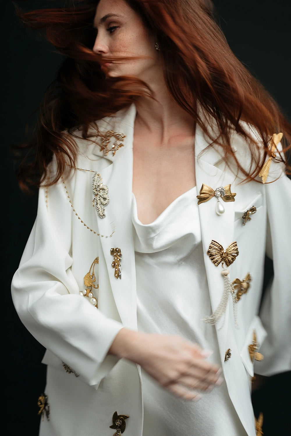 Stylish Women's Symphony Blazer - Elegant Office & Evening Wear for Professional & Formal Occasions
