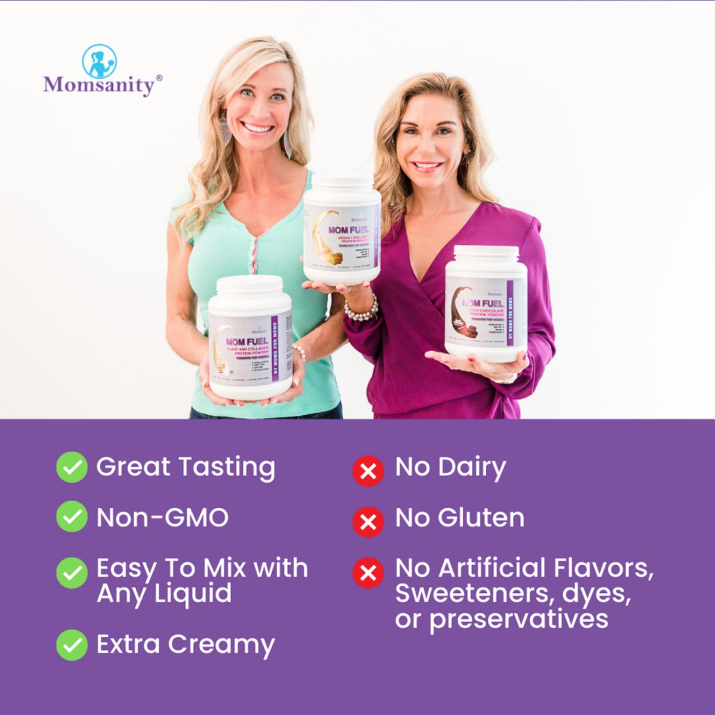 Plant-Based Dairy-Free Protein Powder for Women - 20g Vegan & Collagen Protein Blend | Dutch Chocolate Flavor | Meal Replacement Shake for Weight Loss & Muscle Recovery | Perfect for Post-Workout & Busy Mornings