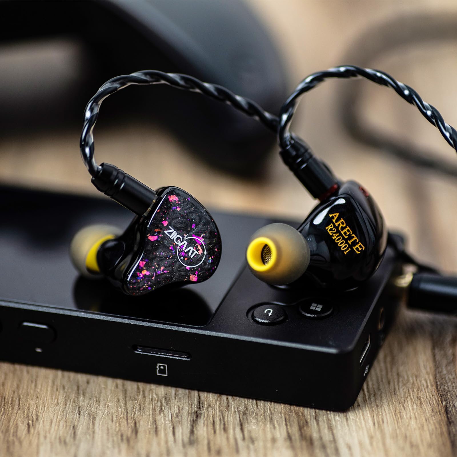 Linsoul ZiiGaat x Fresh Reviews Arete High-Fidelity In-Ear Monitors with LC02 Protective Carrying Case - Perfect for Audiophiles, Musicians, and Studio Recording