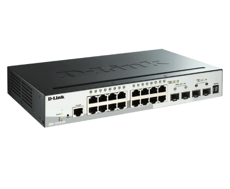 D-Link DGS-1510-20 20-Port Gigabit Stackable Smart Managed Switch with 10G Uplinks - Ideal for Small Business Networks, Office IT Infrastructure & High-Speed Data Centers (Pre-Order)