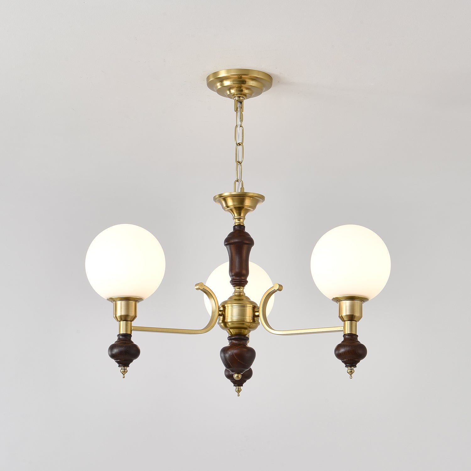 Modern Globe Orb Chandelier Lighting Fixture - Elegant Crystal Glass Pendant Light for Dining Room, Bedroom, Living Room & Entryway - Perfect for Home Decor and Interior Design