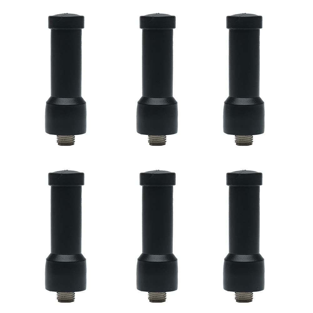 BVMAG UHF 400-470MHz SMA Female Antenna 6-Pack - Compatible with BaoFeng BF-888S, Arcshell AR-5 AR-6 AR-7, Kenwood Walkie Talkies - Replacement Antenna for Two-Way Radios - Perfect for Outdoor Adventures, Construction Sites & Emergency Communication