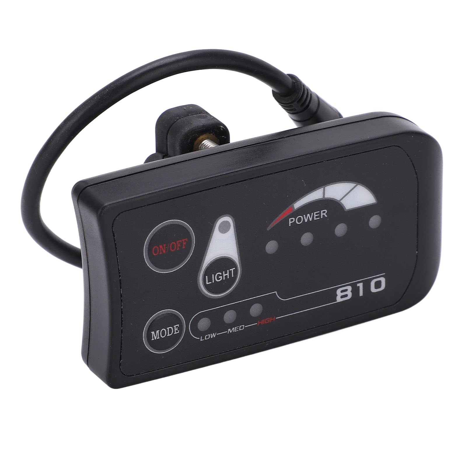 36V 48V Electric Bike LED Display Control Panel - Waterproof E-Bike LCD Screen for Bicycle Modification | Perfect for Commuting, Mountain Biking & Urban Riding