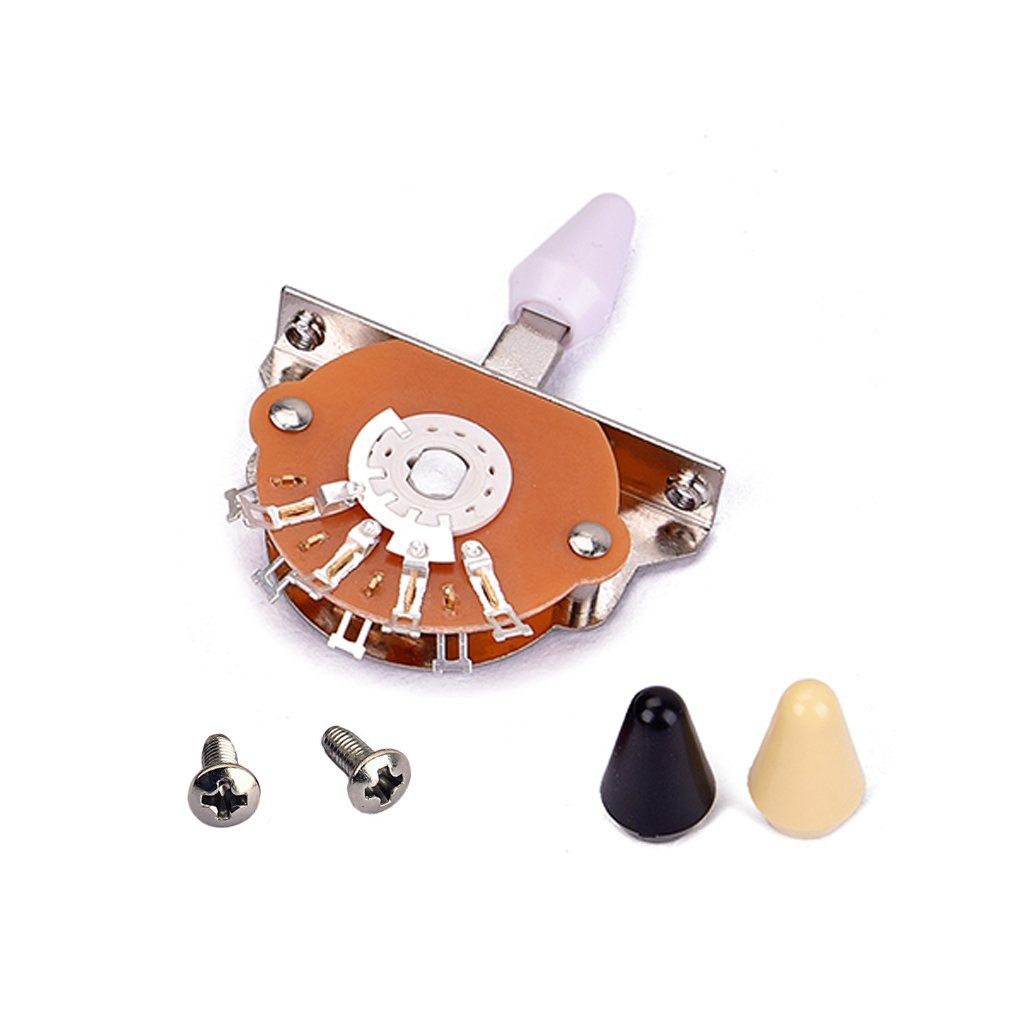 Alnicov 5-Way Pickup Selector Switch for Electric Guitar - Premium Replacement Part with Installation Tips | Perfect for ST, FD Models & DIY Guitar Upgrades