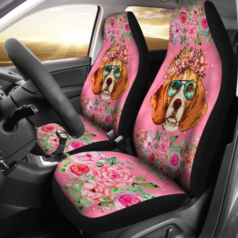 Premium Beagle Car Seat Covers - Universal Fit for Dogs, Waterproof & Nonslip Pet Seat Protector - Perfect for Travel, Daily Commute, and Outdoor Adventures with Your Beagle